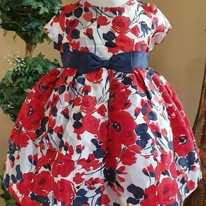 *SOLD* EUC Vintage Janie & Jack Silk Floral Dress